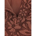 MIUSOL Guipure Lace Insert Chiffon Cocktail Party A-Line Dress