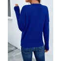 Bow-Embellished Long-Sleeved Sweater