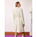  PREMIUM BELTED WOOL-BLEND COAT