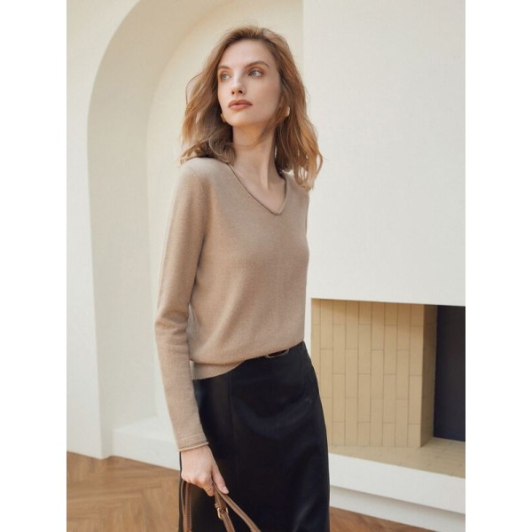 100% CASHMERE REGULAR FIT SWEATER